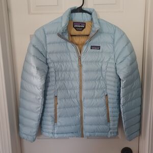 Patagonia Sky Blue Quilted Jacket